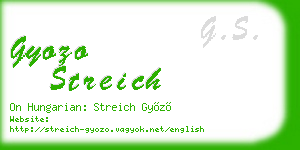 gyozo streich business card